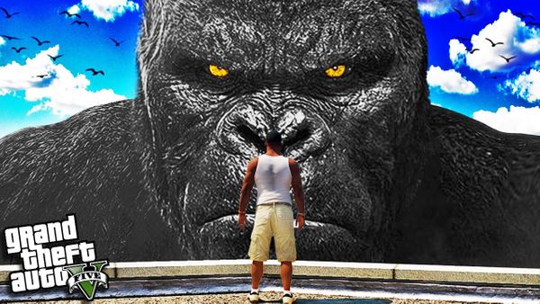 A huge King Kong has been added to GTA5